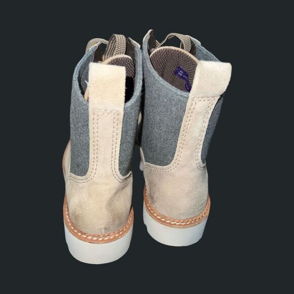 Bionica Womens All Weather Derinda Cashmere Suede Combat Boots Size 9 - Picture 4 of 9